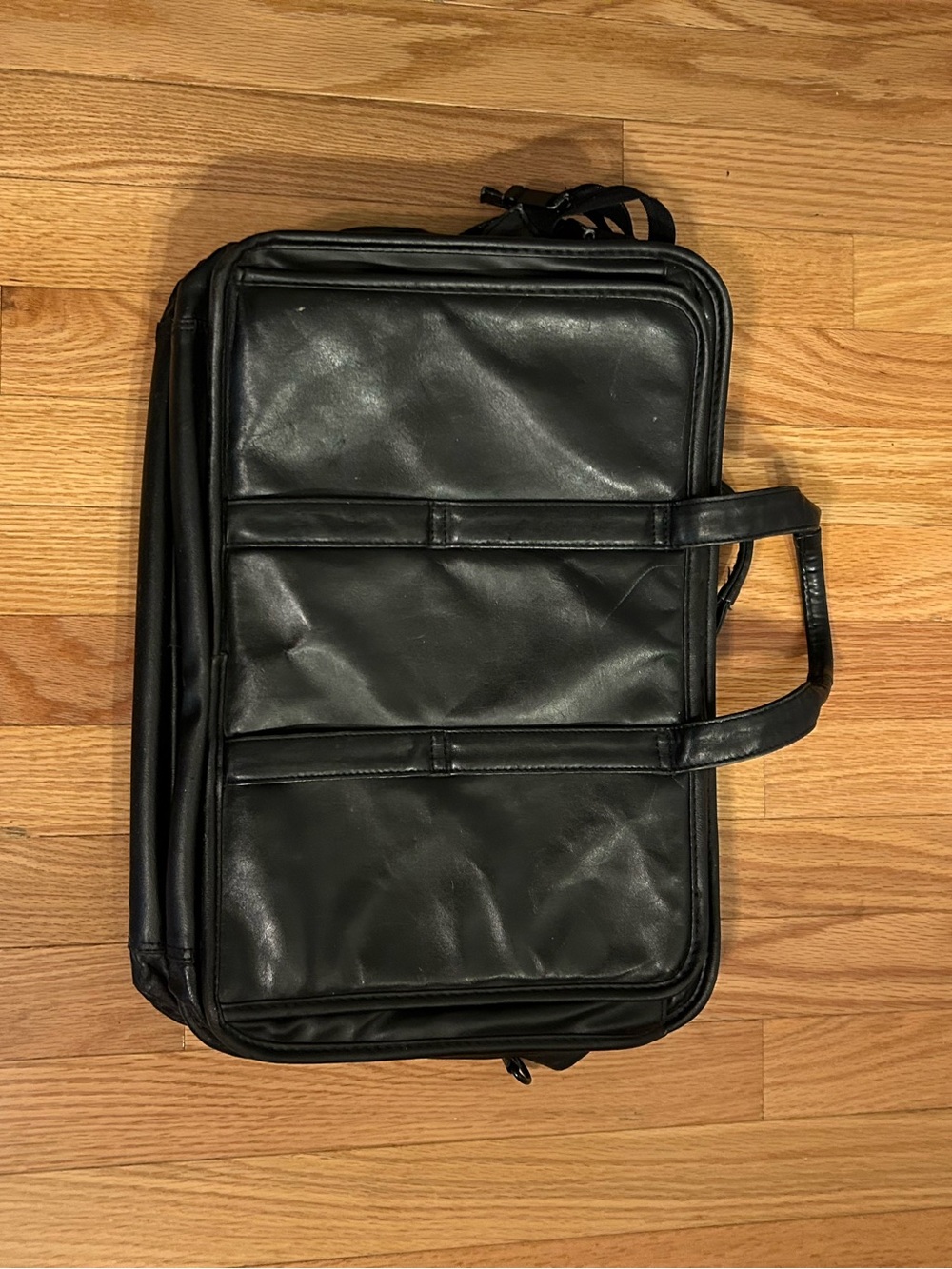 Vintage Black Soft Leather Men’s Briefcase